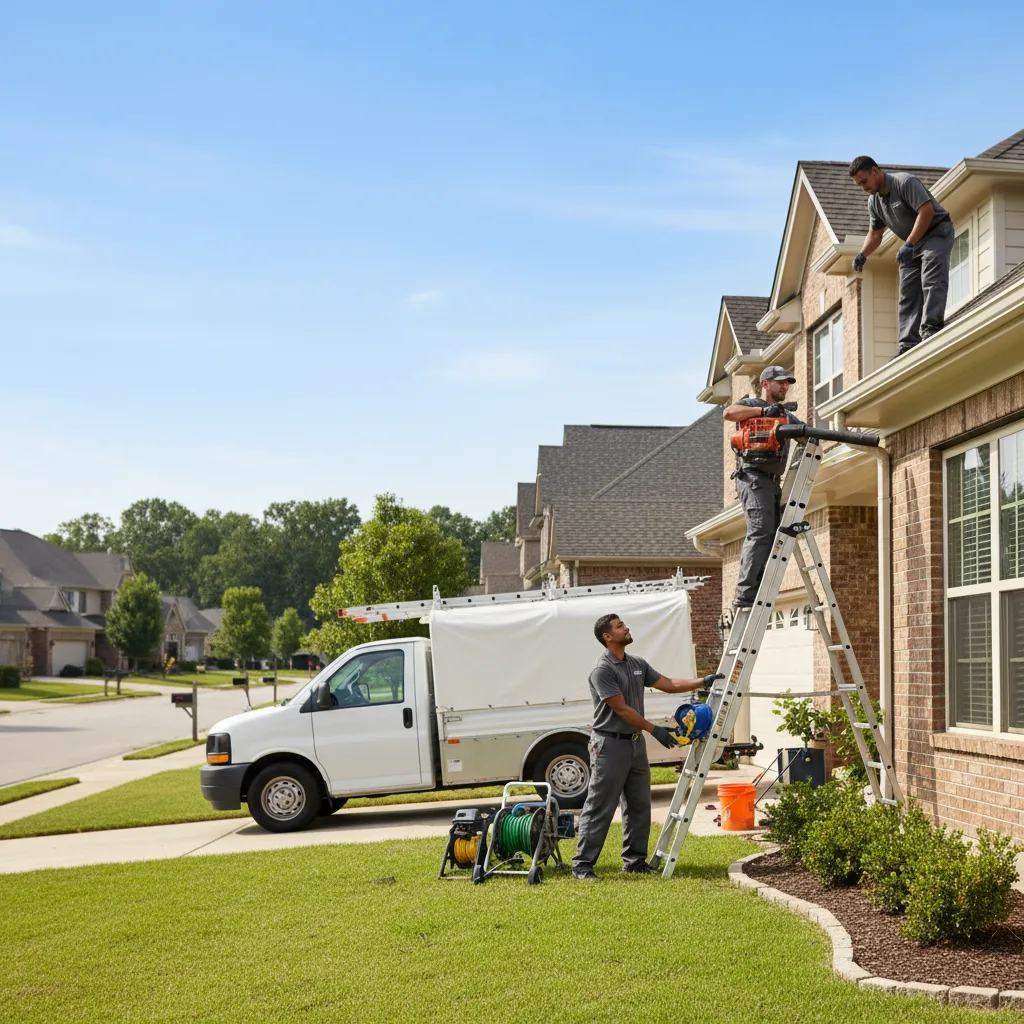 Home Gutter Service in Round Top, TX near me